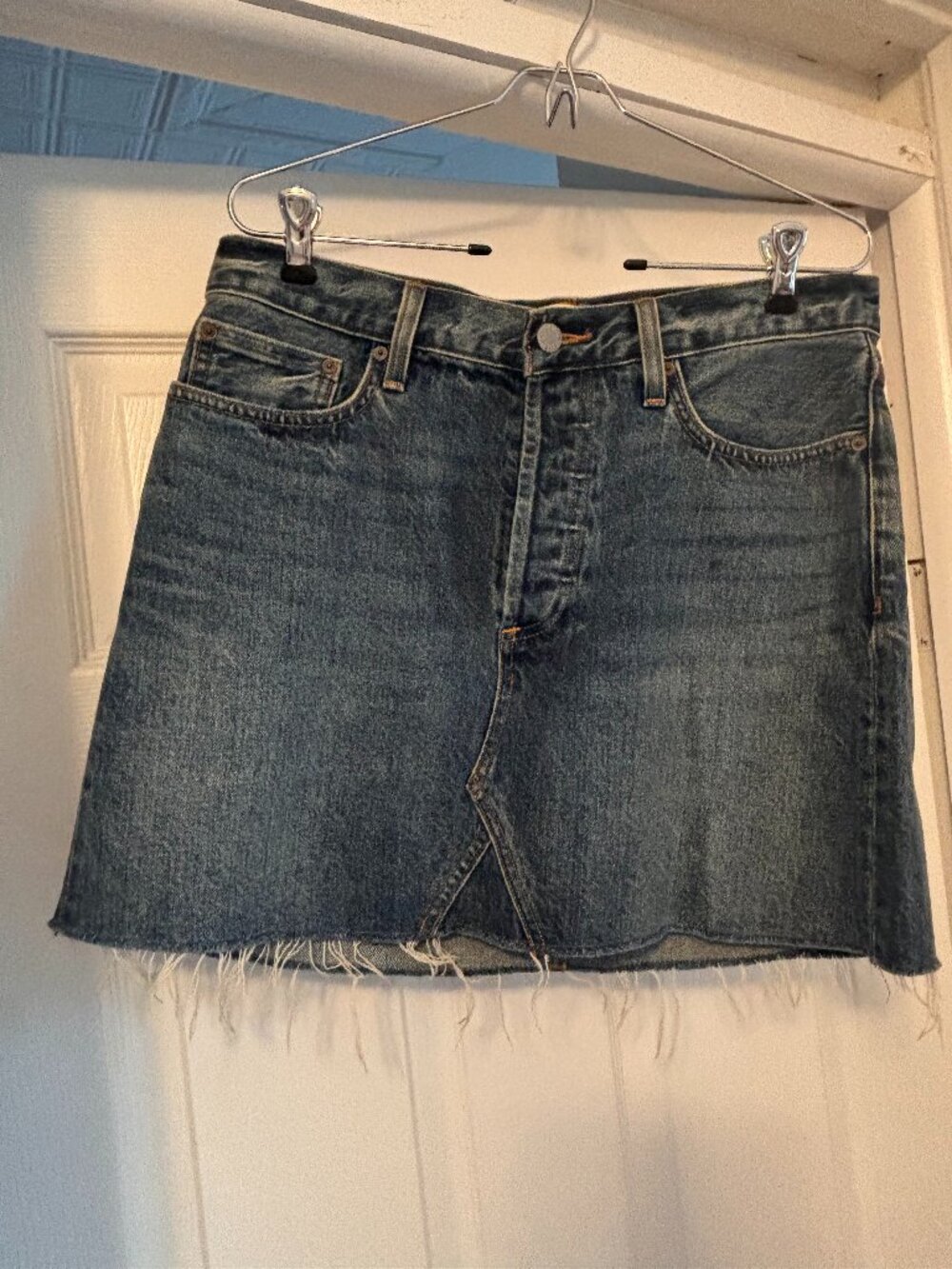 Aritzia Denim Forum The Edie Mini Skirt (100% Cotton)